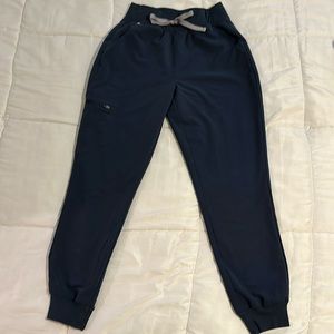 Figs Dark Harbor Blue Small High Rise Joggers Zamora